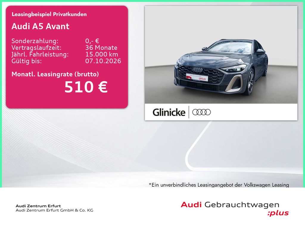 A5 Avant edition one TFSI S tronic Matrix 360° A