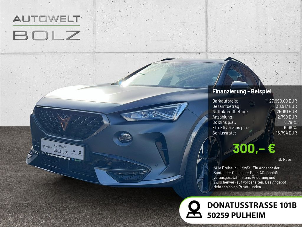 Cupra Formentor 2.0 TSI VZ SHZ DCC KAMERA ACC LED NAVI