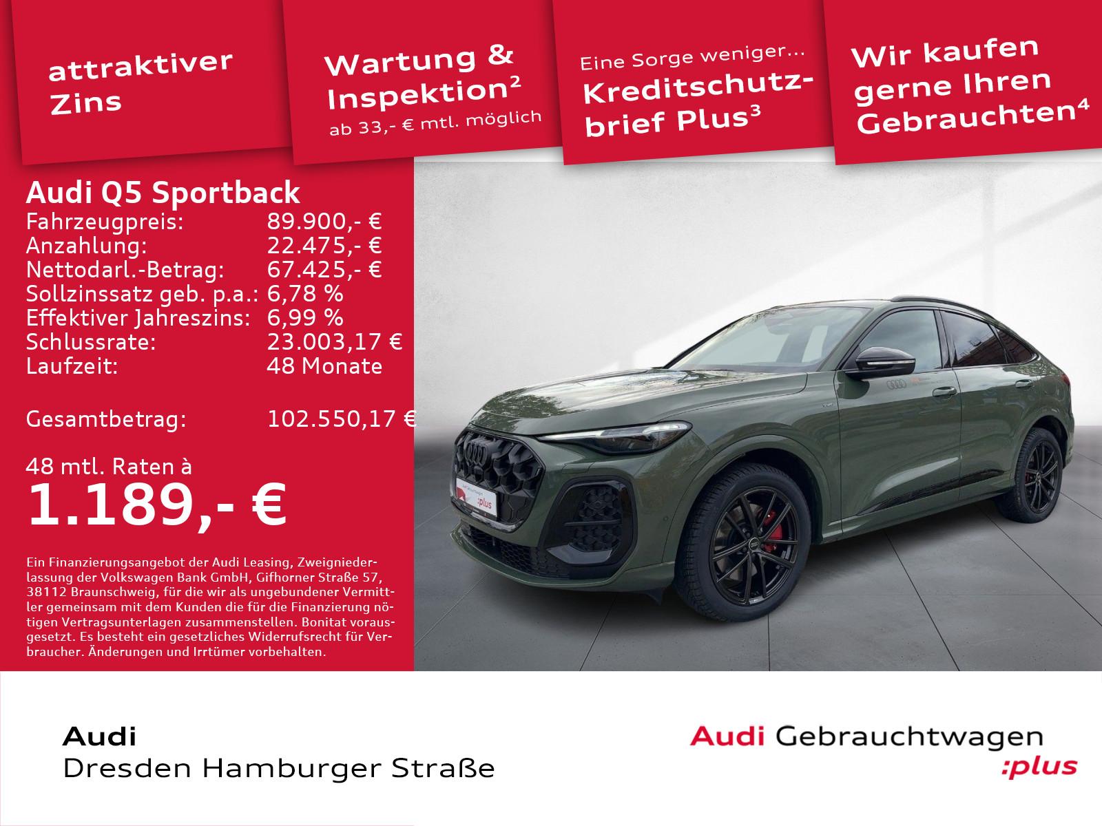 Audi Q5 Sportback e-hybrid quattro 220 kW S tronic