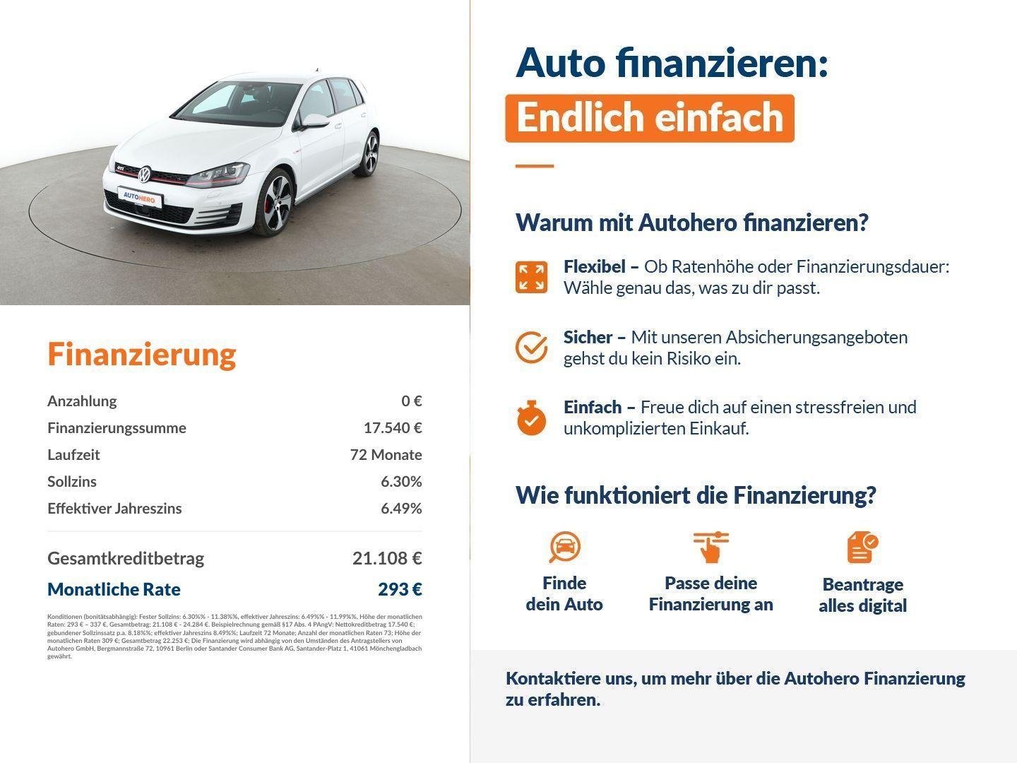Volkswagen Golf VII 2.0 TSI GTI BlueMotion Tech Aut.*NAVI*