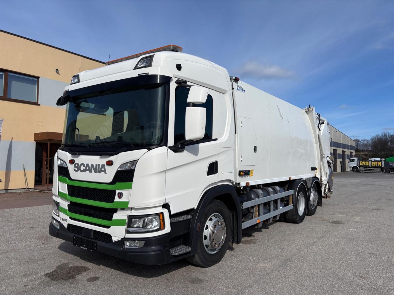 Scania P280 6x2*4 EURO6 + NTM 2 CHAMBERS !! CNG !!