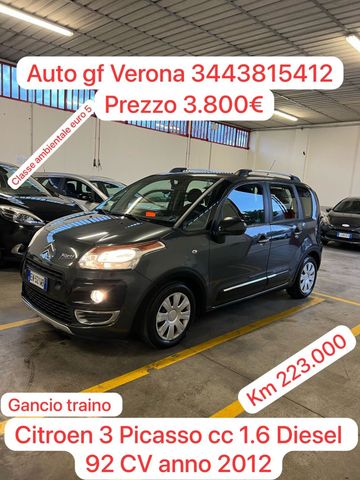 Citroën Citroen C3 Picasso C3 Picasso 1.6 HDi 90 Exclusi