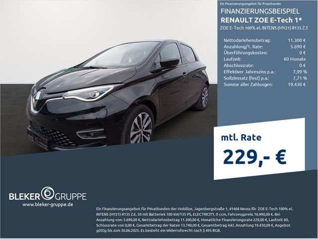 Renault ZOE E-Tech 1 00% el. INTENS (MY21) R135 Z.E. 50