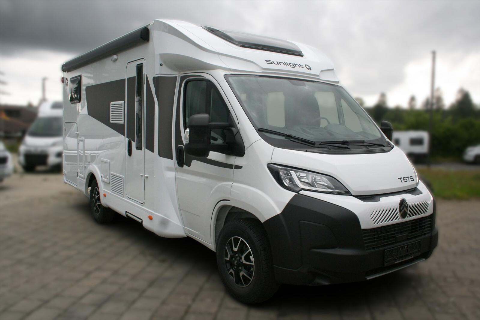 Sunlight T 67S Schnäppchen, Ready to Roll, Hubbett