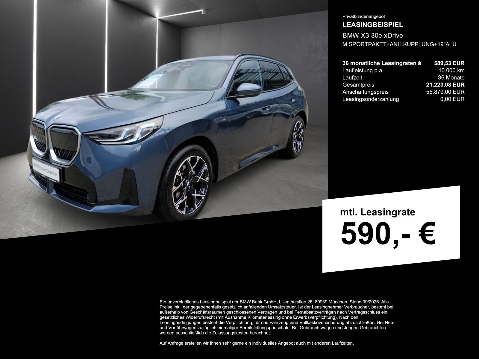 BMW X3 30e xDrive M SPORTPAKET+ANH.KUPPLUNG+19"ALU imagem 3