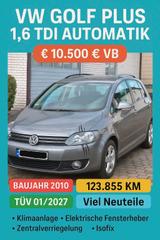 Volkswagen VW Golf Plus 1.6 TDI Automatik - Volkswagen Golf Plus in Bielefeld