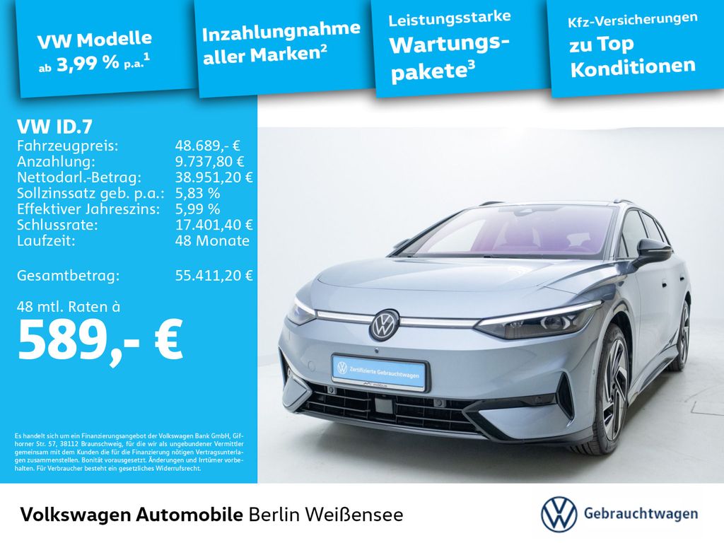 Volkswagen ID.7 Tourer Pro*PANO*NAVI*MATRIX*APP*