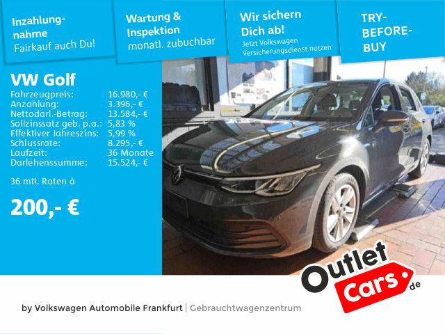 Volkswagen Golf VIII 2.0 TDI Life Navi FrontAssist DAB+ LED