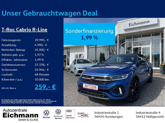 Volkswagen T-Roc Cabrio R-Line 1.5 TSI+DSG+MATRIX-LED+LEDER