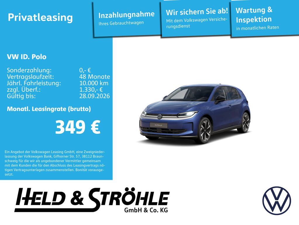 Volkswagen Der neue ID. Polo Launch-Edition Life 52kWh WKR