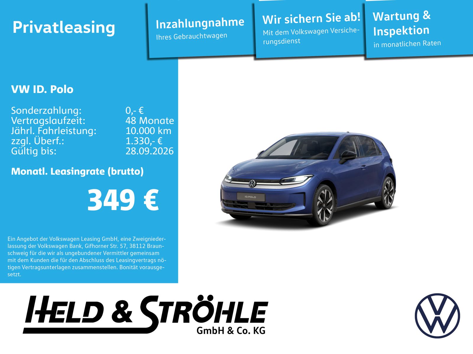 Volkswagen Der neue ID. Polo Launch-Edition Life 52kWh WKR