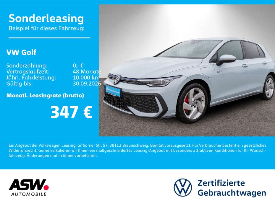 Volkswagen Golf GTE 1.5TSI eHybrid DSG LED Nav 360° HUD AHK