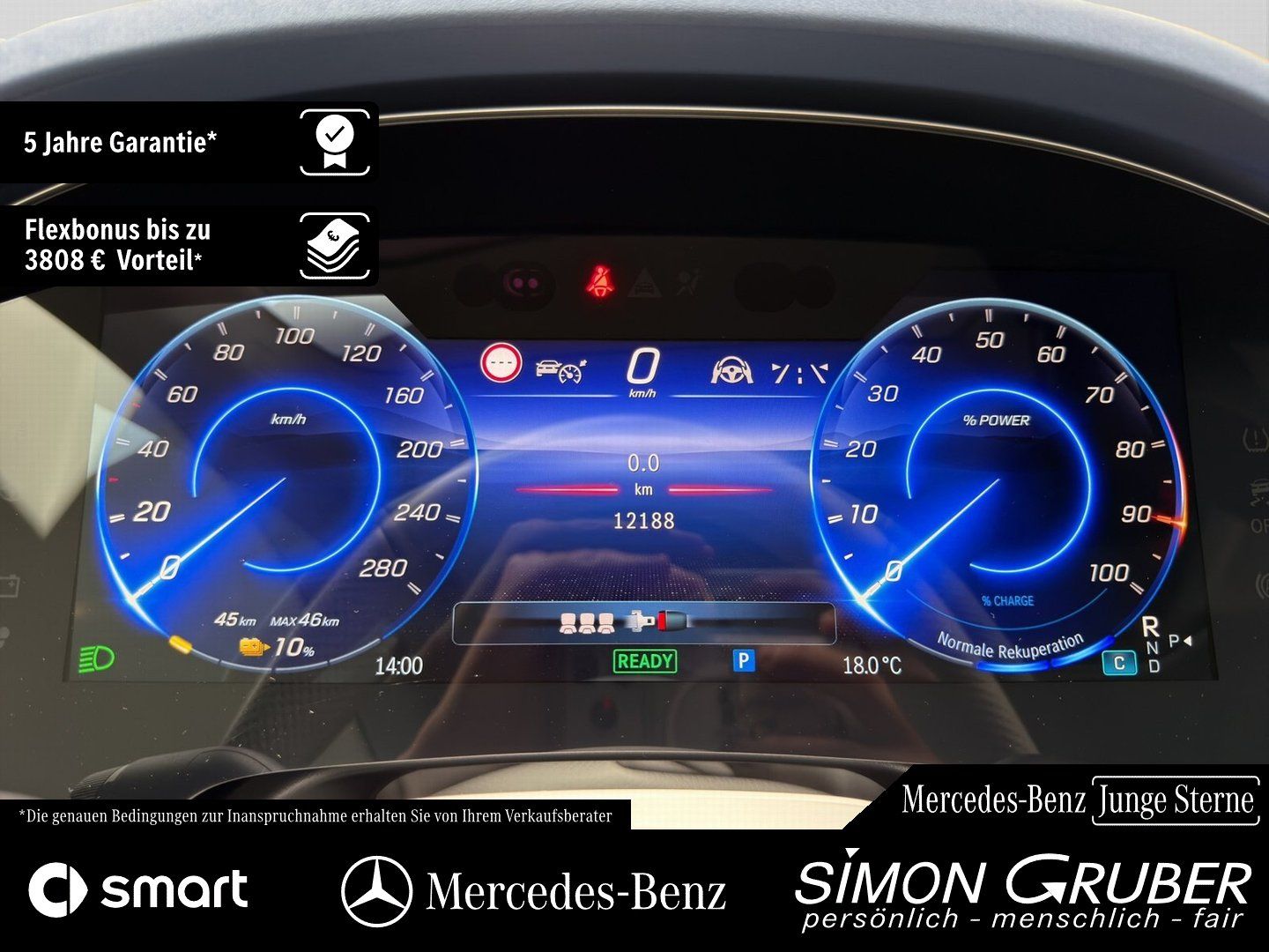 Fahrzeugabbildung Mercedes-Benz EQE 43 4M AMG Massage Sitzklima Pano AHK Mod 25