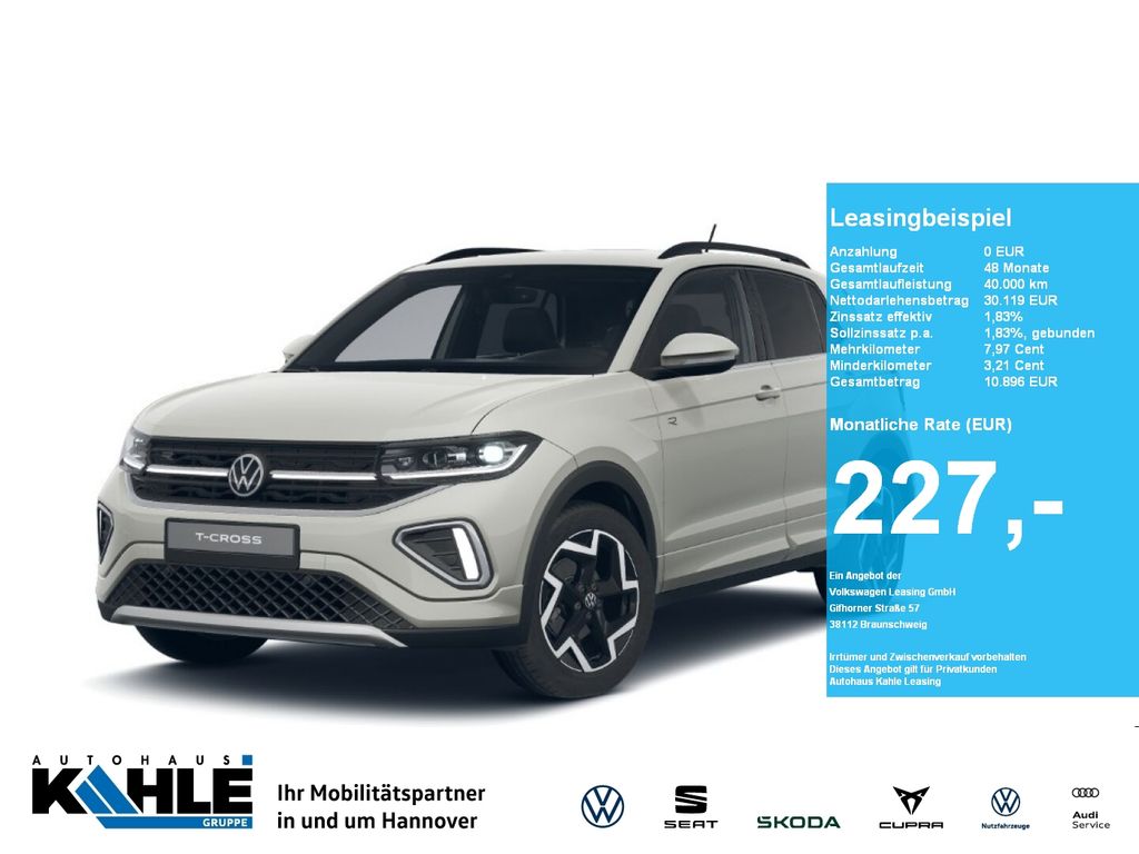 Volkswagen T-Cross R-Line 1.0 l TSI CarPlay Matrix ACC AHK