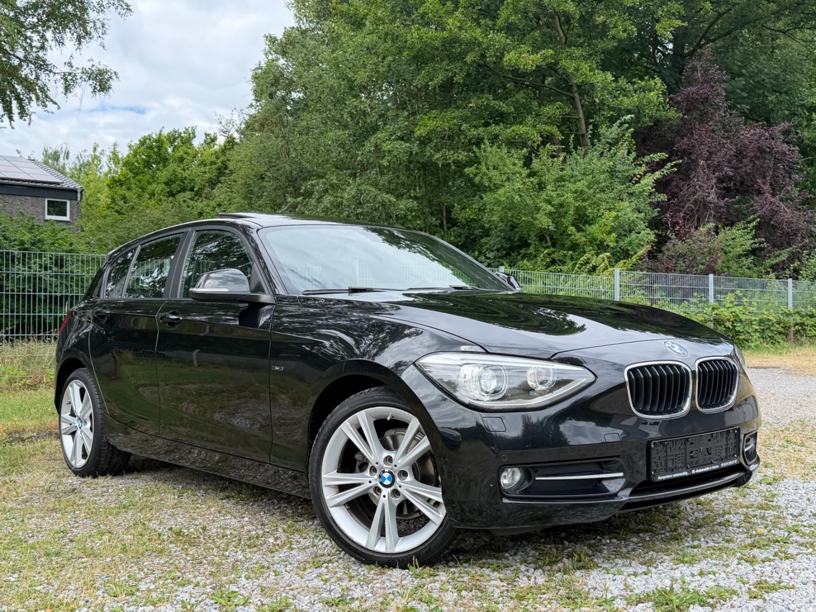 BMW 118 d 5-trg.|SCHWARZ|XENON*LEDER*NAVI*SHD*AHK*