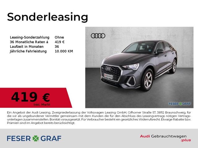 Audi Q3 Sportback 40 TFSI qu S Line Ext Leder,Navi,AH