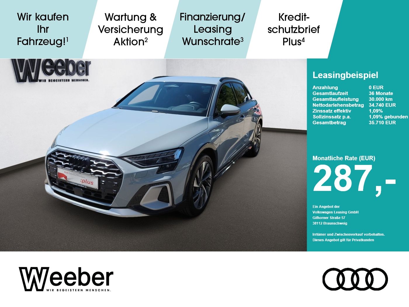 Audi A3 allstreet S line Hybrid *AHK*NAVI*KAMERA*KESS