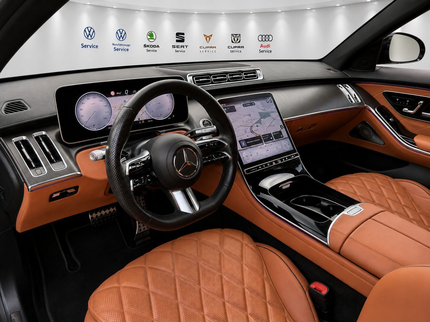 Mercedes-Benz S 350 4M-LANG-AMG-NIGHT-BURM-PANO-HUD-STDHZ-360° foto 12