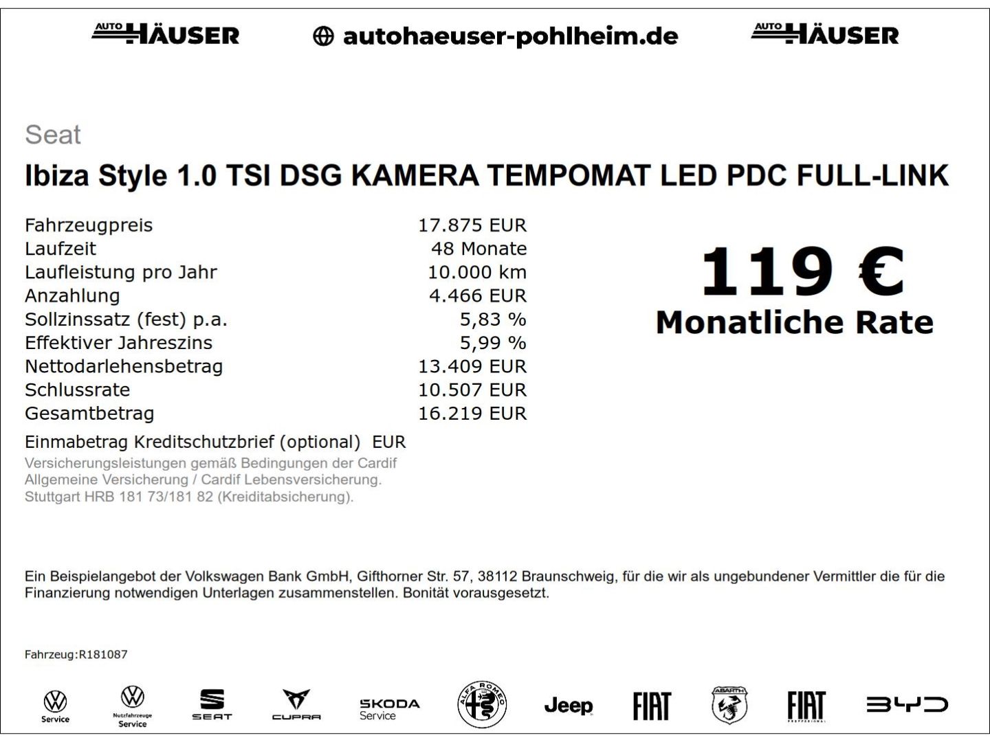 Seat Ibiza Style 1.0 TSI DSG KAMERA TEMPOMAT LED PDC imagem 2