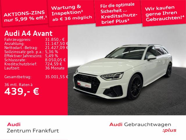 Audi A4 Avant 40 TFSI S tronic S line Navi Pano LED V