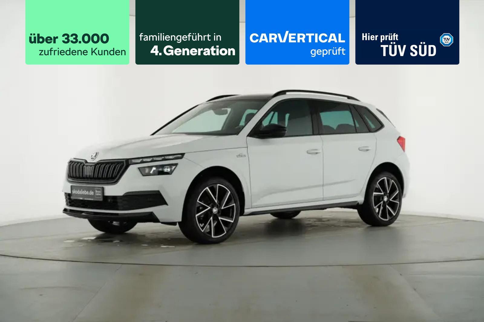 Skoda KAMIQ MONTE CARLO 1.5TSI DSG PANORAMADACH+LED