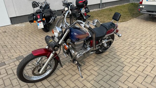 Suzuki LS 650 Savage guter Zustand mit Airbrush