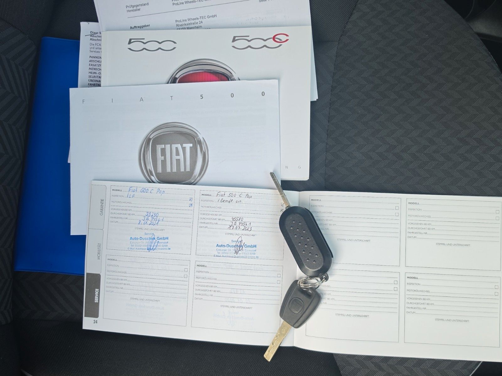 Fahrzeugabbildung Fiat 500 C 1.2 8V Start&Stopp Pop Cabrio