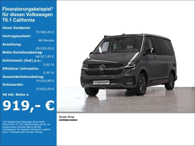 Volkswagen T6.1 California Ocean Edition 110kW TDI DSG