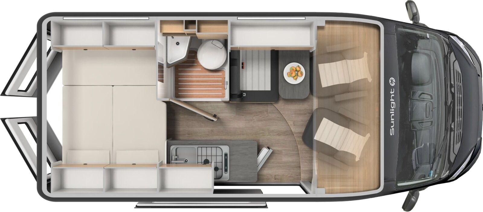 Fahrzeugabbildung Sunlight Adventure Cliff 540 inkl. Radio/Rückfahrkamera