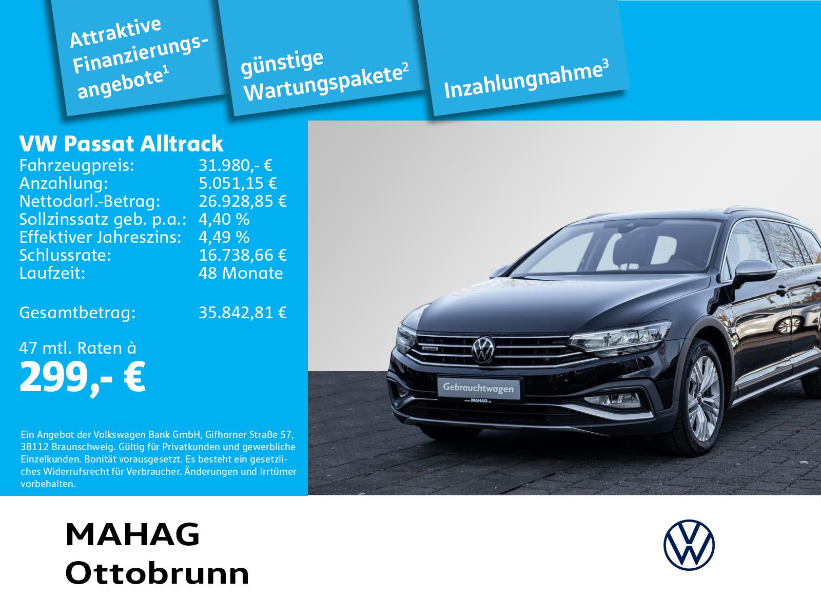 Volkswagen Passat Alltrack 2.0 TDI 4mot Navi LED AHK R-KAM