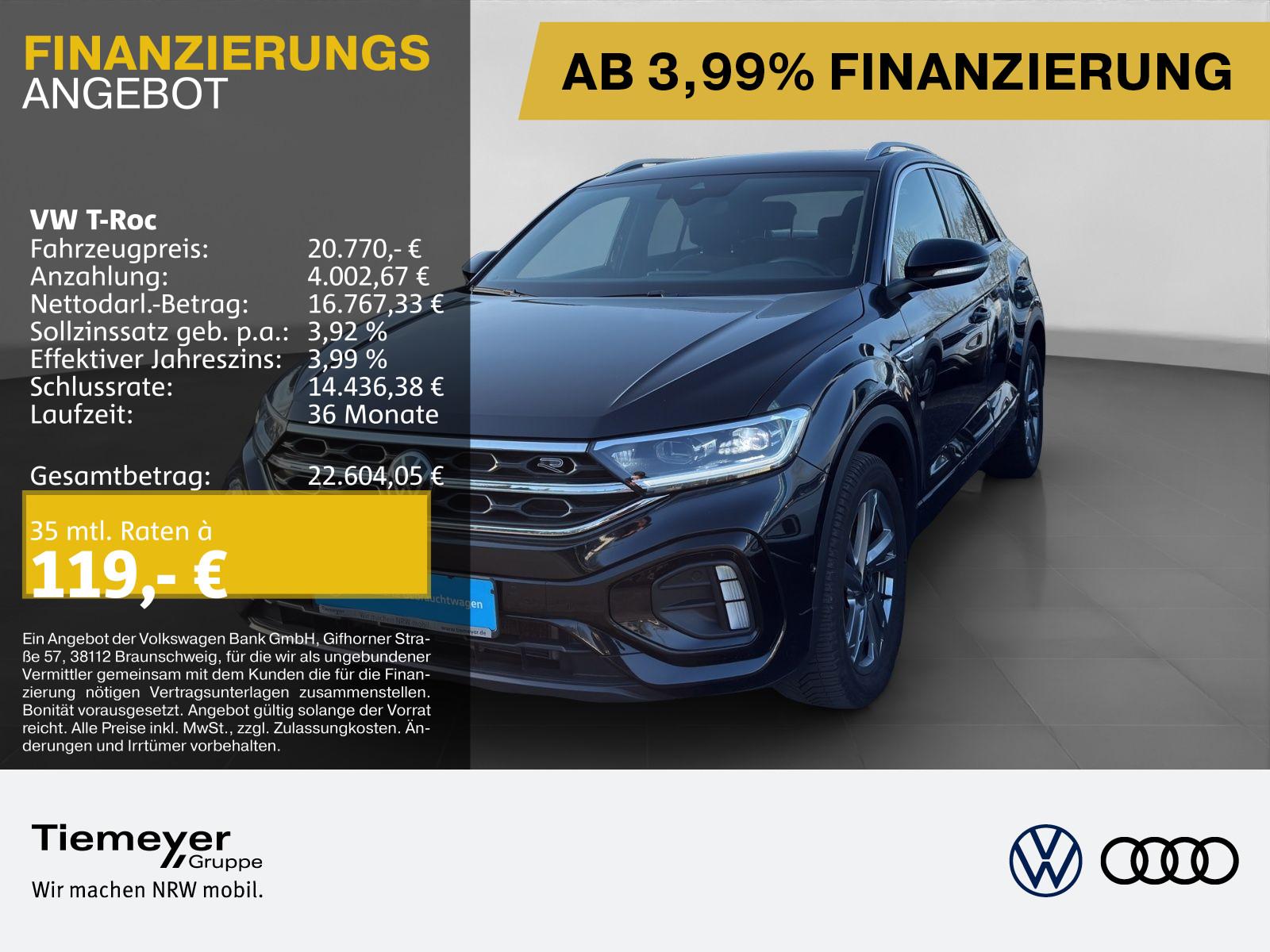Volkswagen T-Roc 1.0 TSI R-LINE KAMERA ERGO LED+