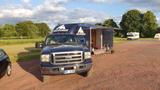 Ford F350 blau metallic foliert V8  6L - Ford F 350 Gebrauchtwagen