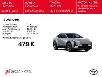 Toyota Leasingangebot: Toyota C-HR+ Teamplayer - 224 PS