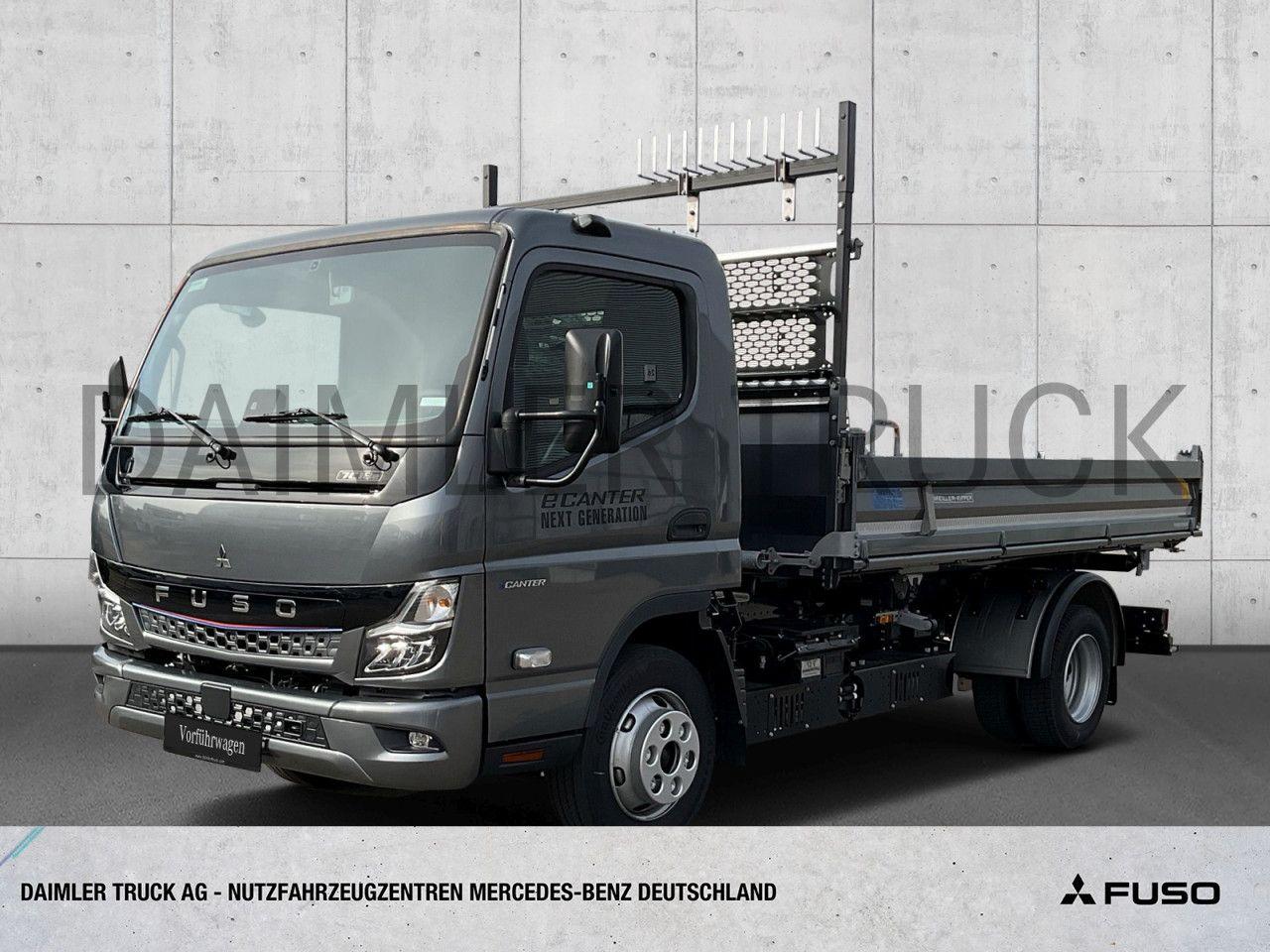 FUSO Mitsubishi eCanter 7C18 M-Bat4x2 Meiller Kipper