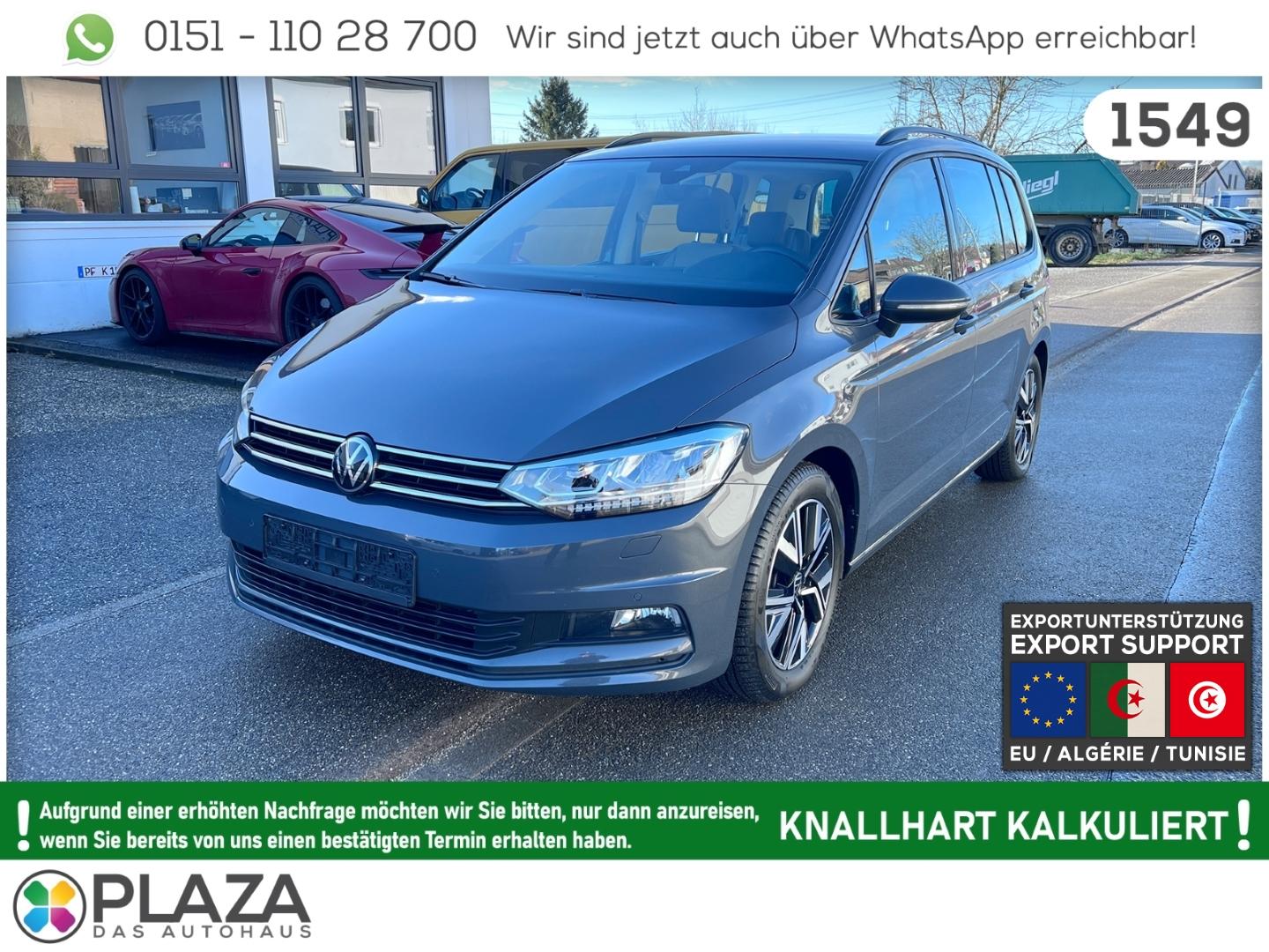 Volkswagen Touran 1.5TSI DSG 7SP ACC NAVI LED RFK SHZ PDC