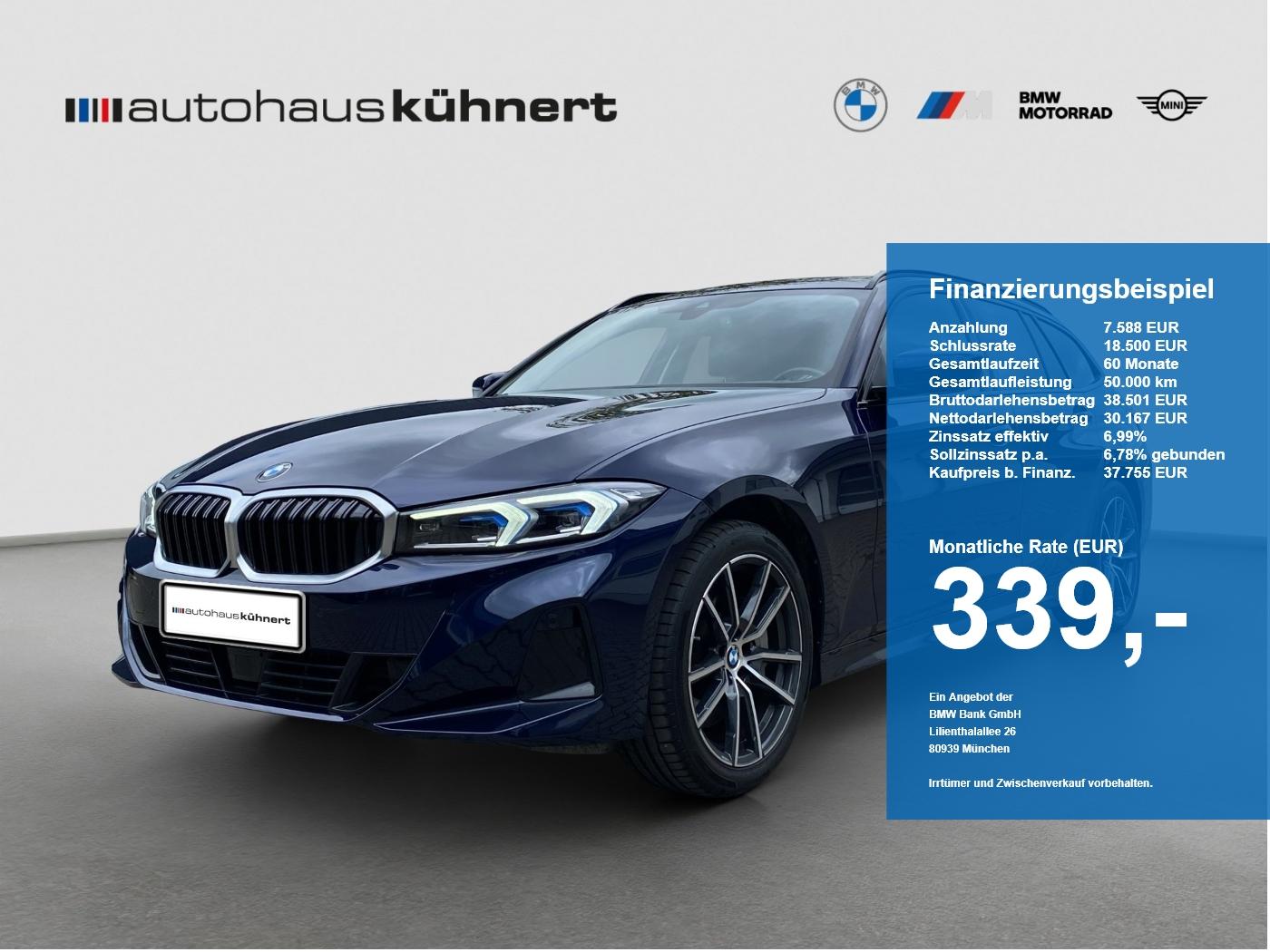 BMW 330i xDrive Touring ACC SpurAss AHK HiFi LC+