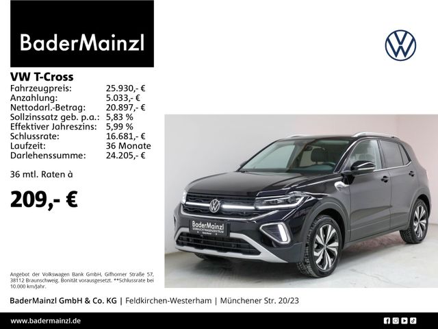 Volkswagen T-Cross 1.0 TSI Style Kam. ACC SHZ Matrix