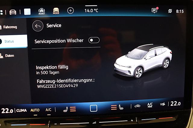 ID.4 Pure 125kW IQ.LIGHT Wärmepumpe Anschlussgar