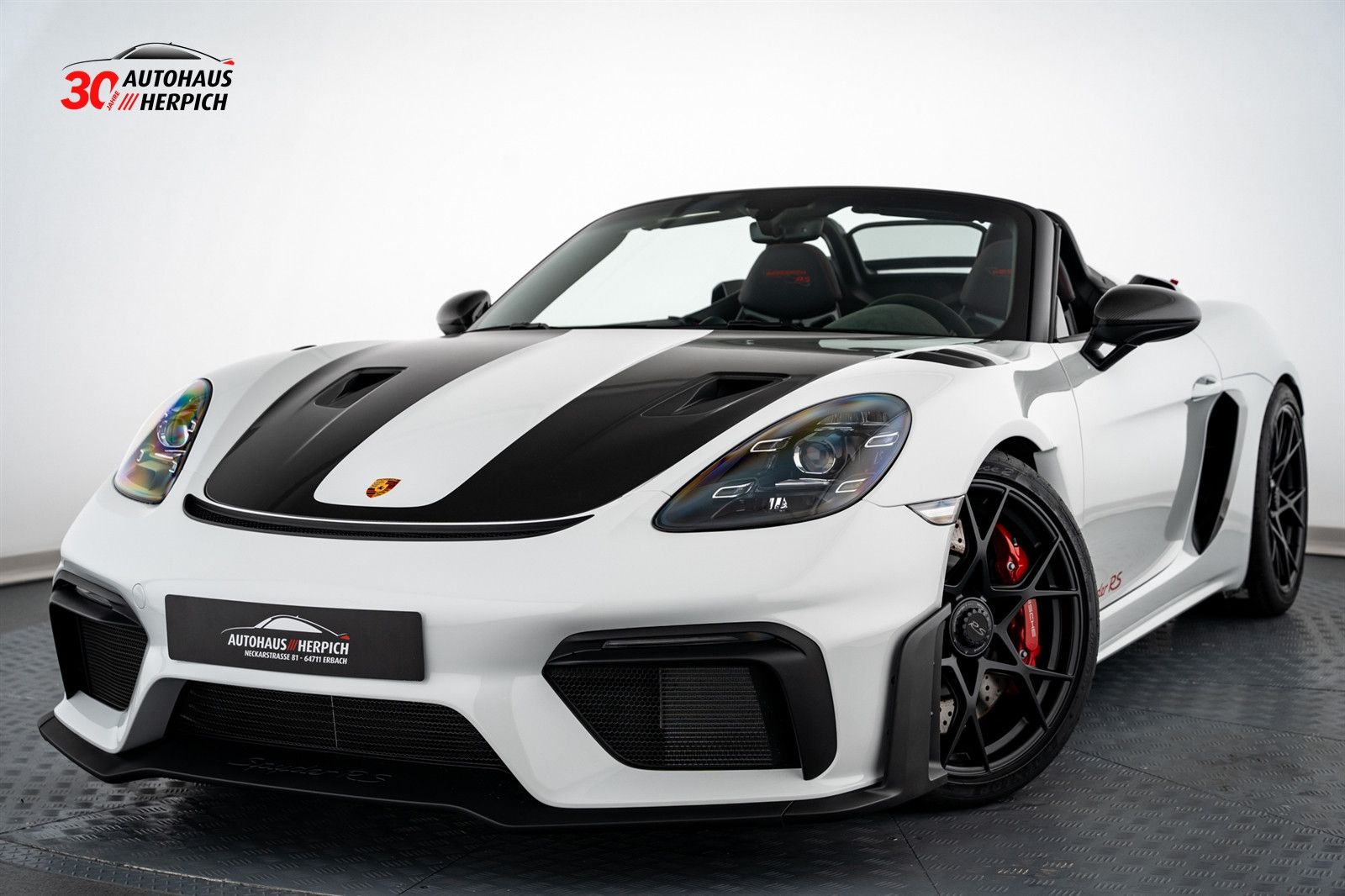 PORSCHE Boxster Spyder RS Weissach Vollschale LED Lift