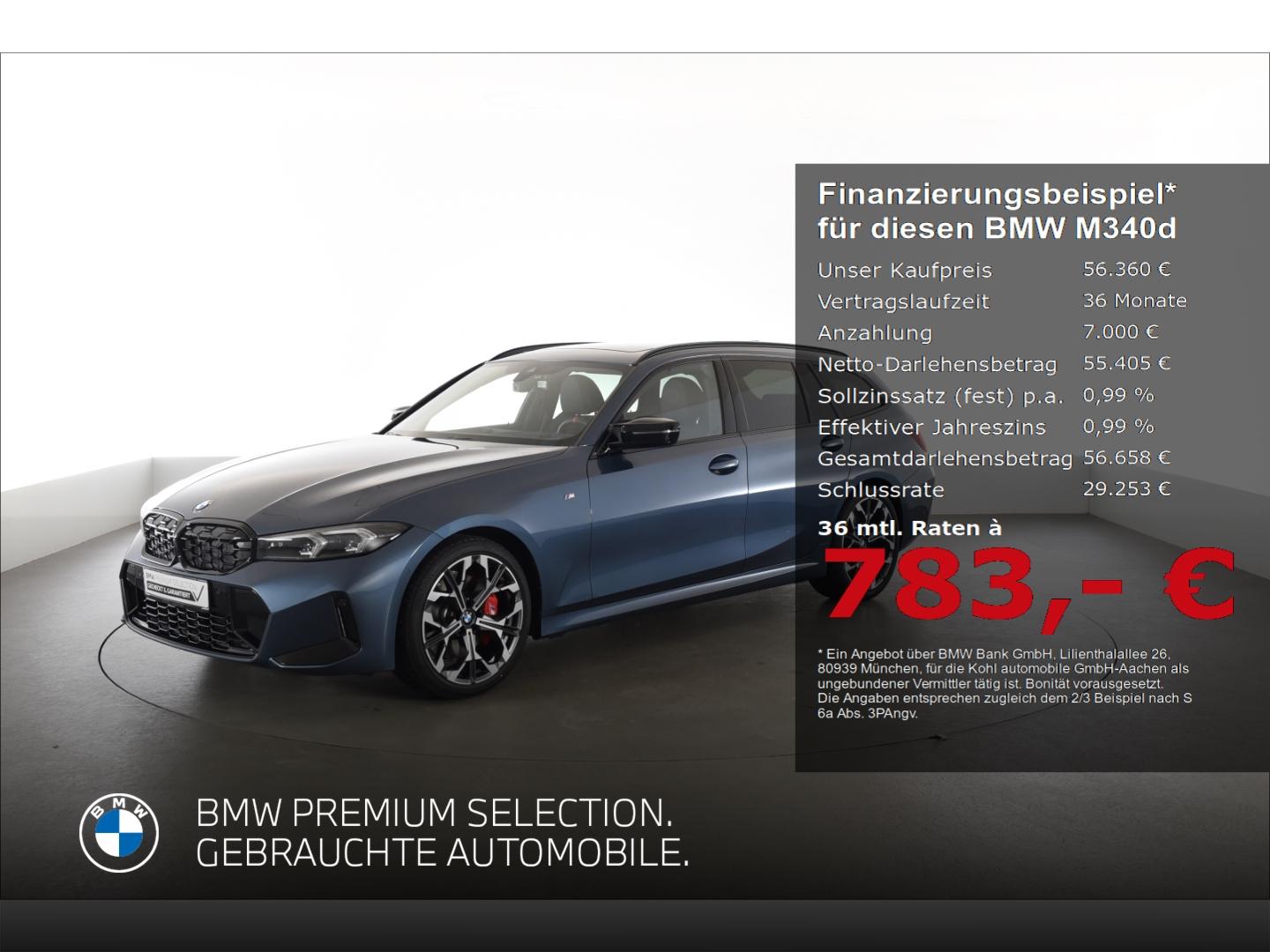 BMW M340d xDrive Touring Panoramadach Komfortzugang