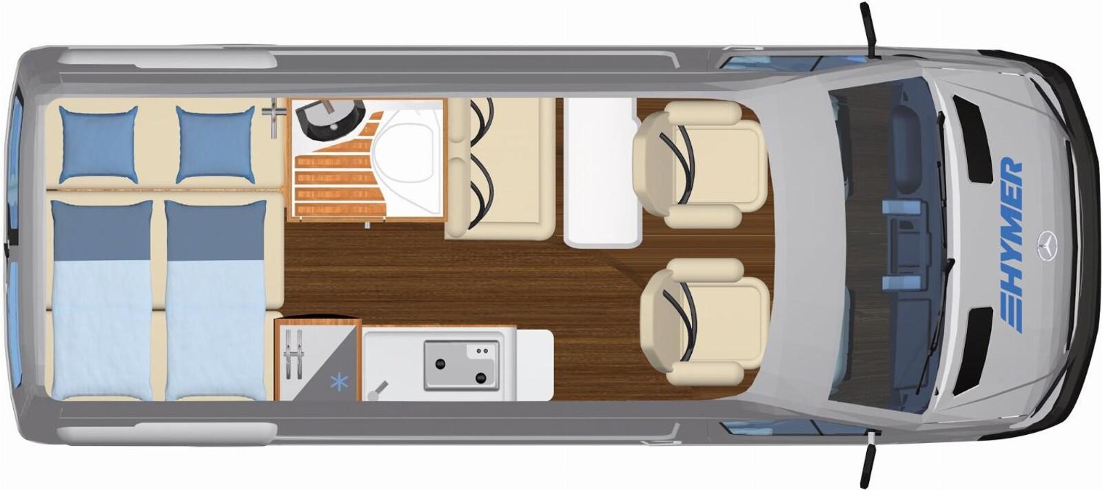 HYMER / ERIBA / HYMERCAR Free S Blue Evolution 600 190Ah|AHK|170PS-Autom.