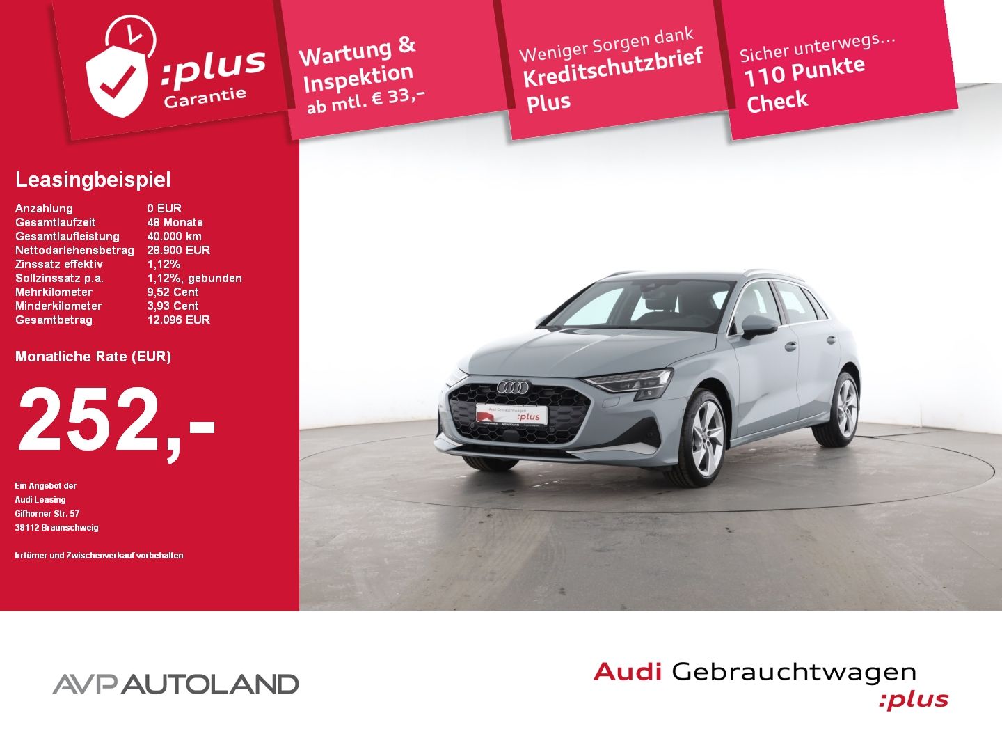 Audi A3 Sportback 30 TDI advanced | MMI NAVI PLUS |