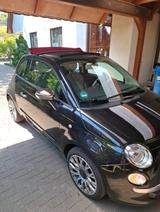 Fiat 500cc schwarz mit Faltdach 69 PS BJ 2013 - : Kleinwagen, mit Faltdach