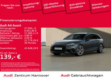 Audi Leasingangebot: Audi A4 Avant S line 40 TFSI Matrix LED B&O Kamera N
