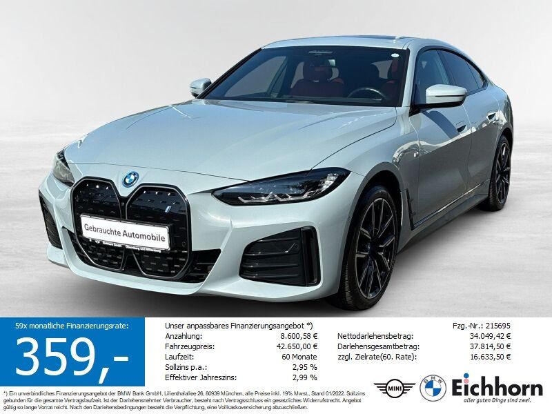 BMW i4 eDrive40 Gran Coupé M Sportpaket Pro AHK.EGSD