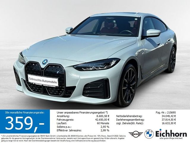 BMW i4 eDrive40 Gran Coupé M Sportpaket Pro AHK.EGSD