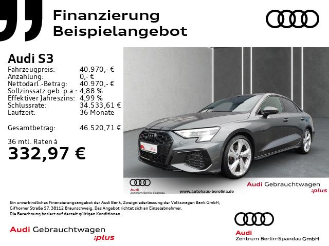 Audi S3 Lim. *MATRIX*B&O*Opt.-Schwarz+*Virt.C+*NAV+*