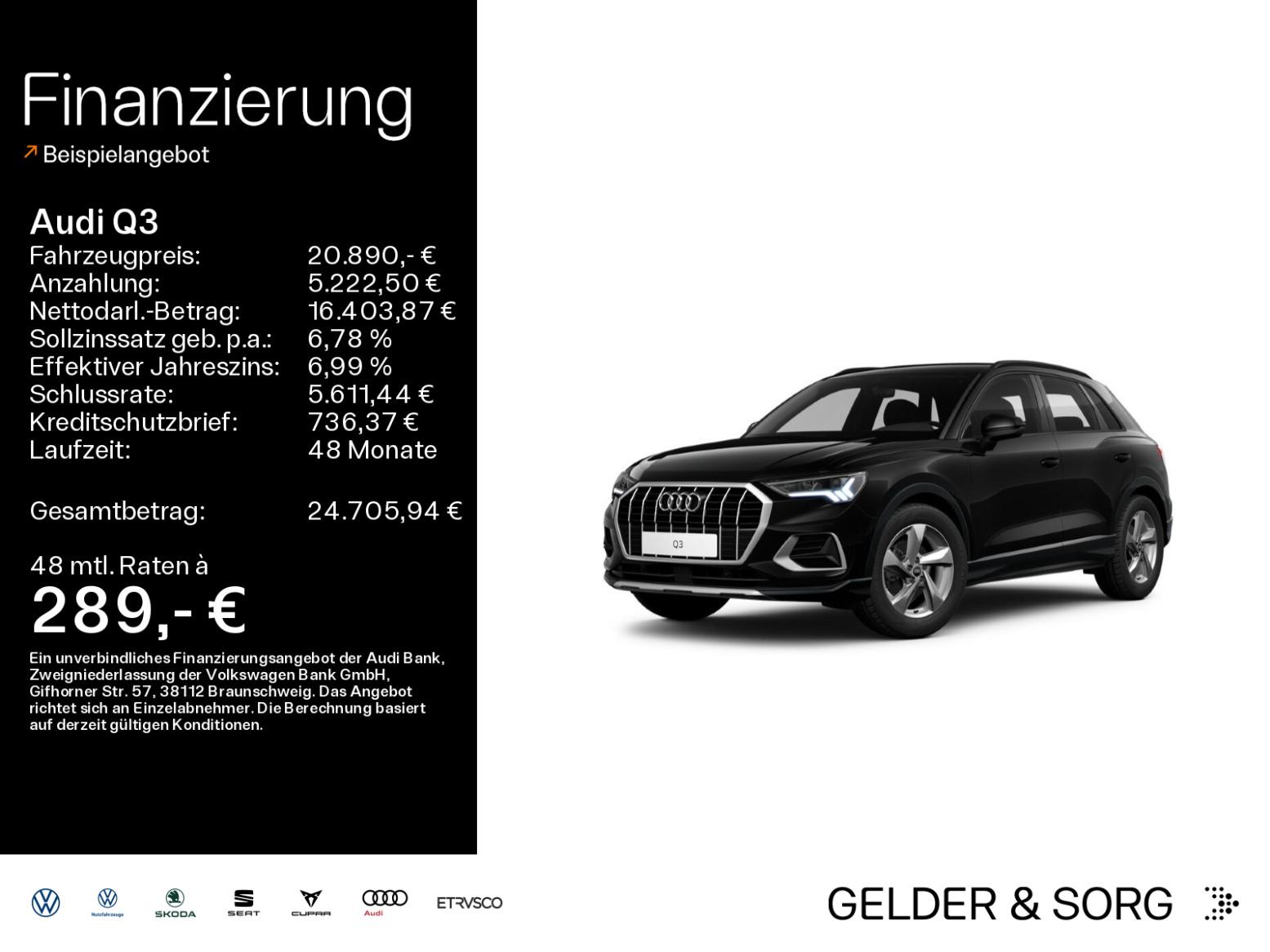 Audi Q3 advanced 35 TFSI *NAVI*LED*EPH*CLIMA*SHZ*
