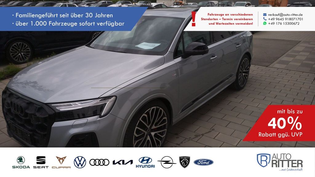 Audi Q7 S line HuD-Stand-Hzg-AHK-PANO-LED-Navi-Mas...