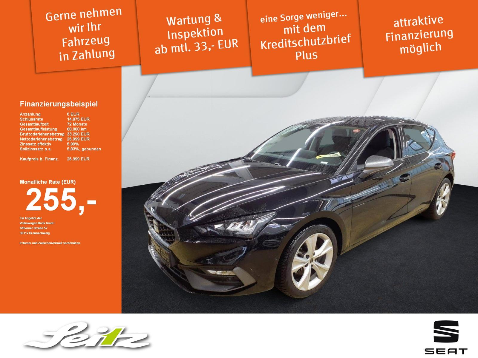 Seat Leon 1.5 TSI FR *LED*KAMERA*NAVI*SITZH*